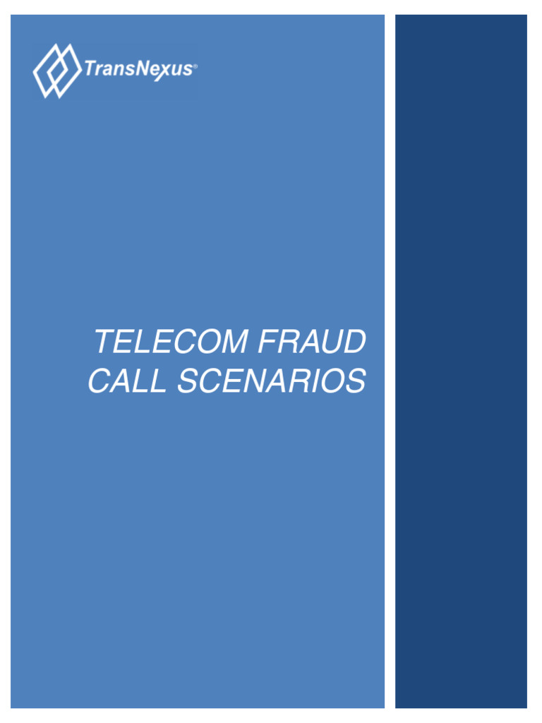 Stopping Telecom Traffic Pumping Fraud | PDF | Telecommunications ...