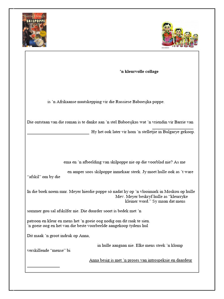 Skilpoppe Opsomming | PDF
