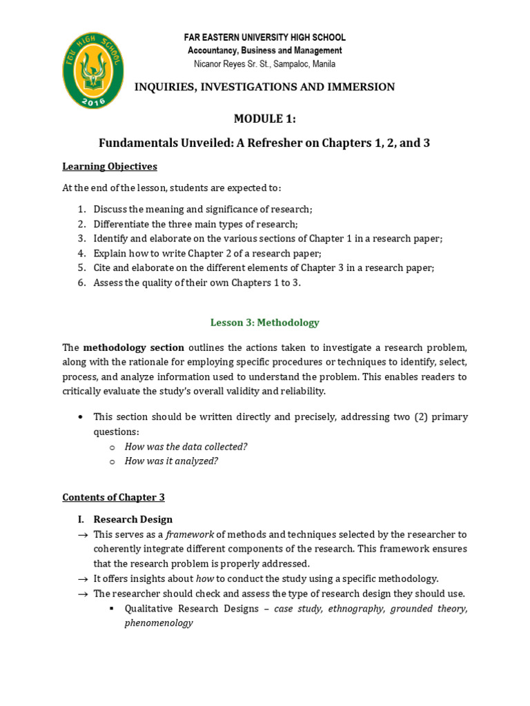 Module+1.3 | PDF | Sample Size Determination | Sampling (Statistics)