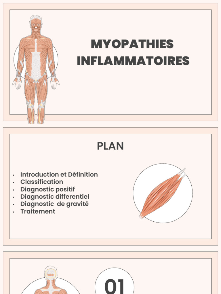Myopathies Inflammatoires : Diagnostic et Traitement | PDF | Médecine ...