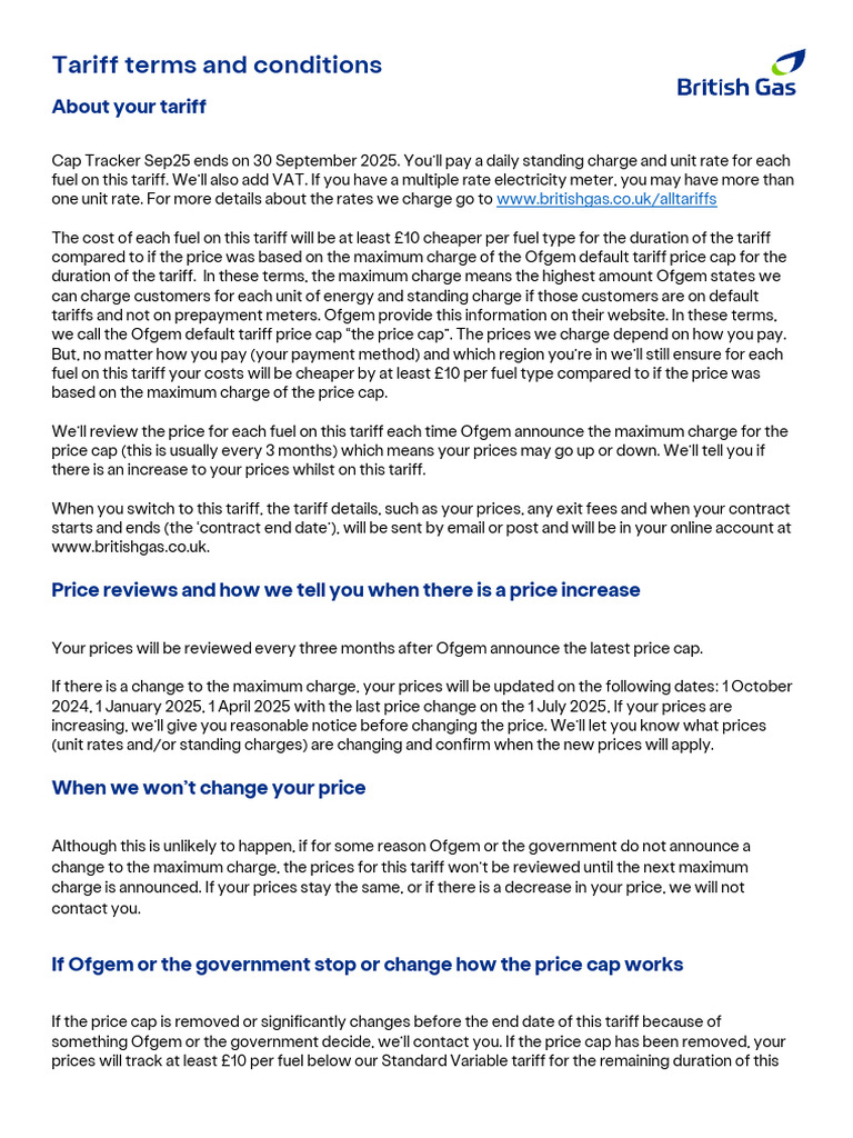 Cap Tracker Sep25 | PDF | Fee
