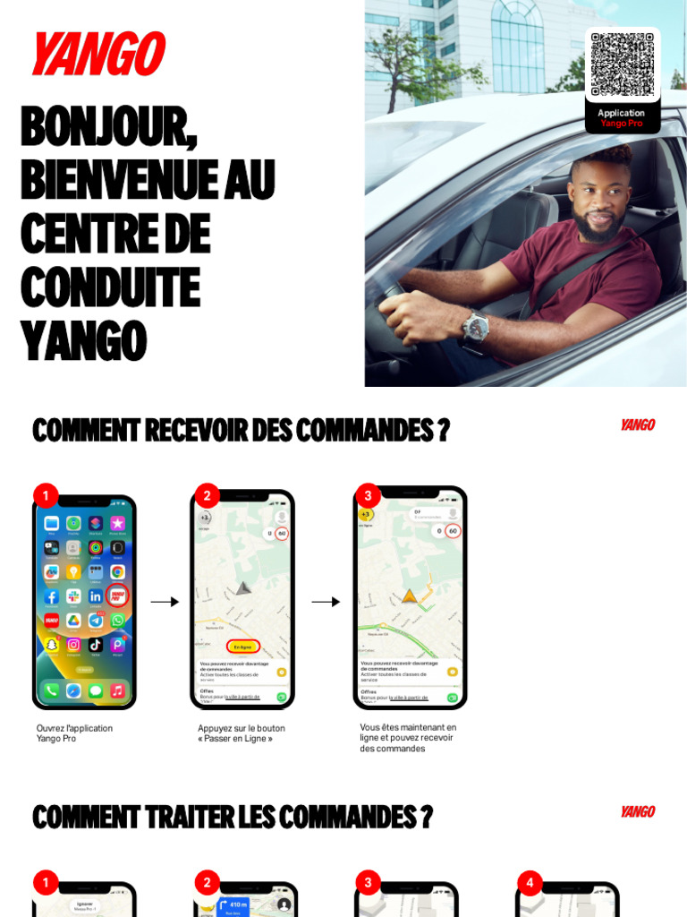 Guide d'utilisation de Yango Pro | PDF | Véhicules