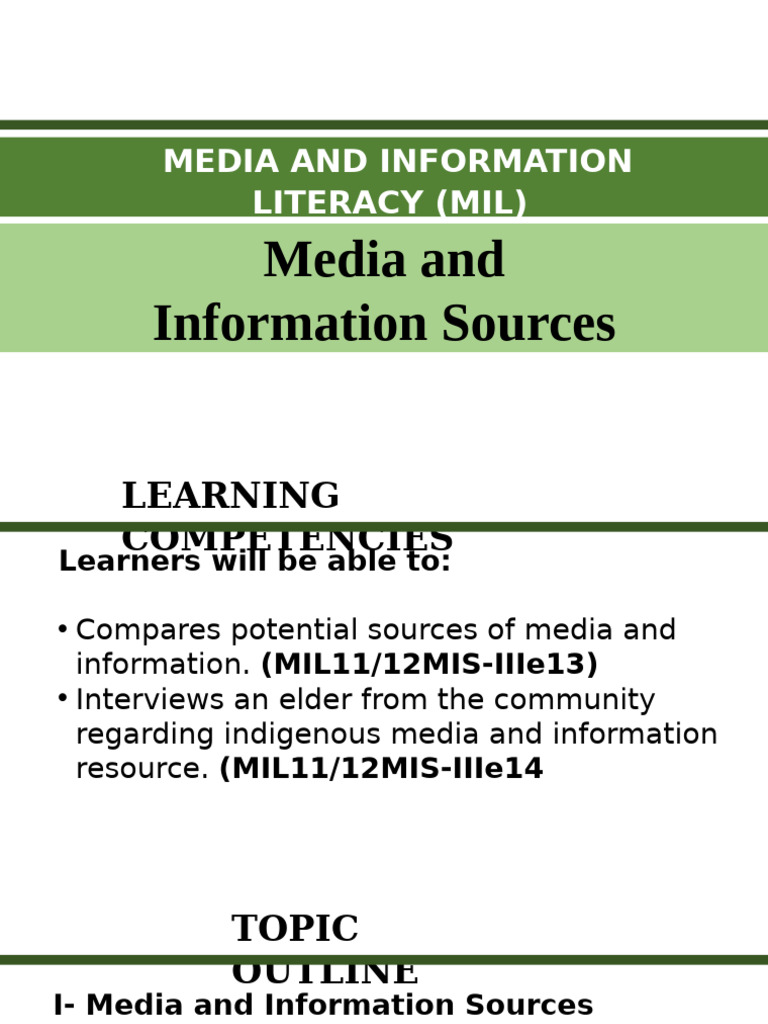 Media and Information Literacy Guide | PDF | Libraries | Knowledge