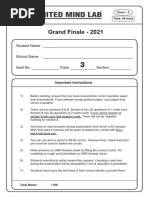 Ignite Mind Labs Test Papers | PDF | Division (Mathematics) | Arithmetic