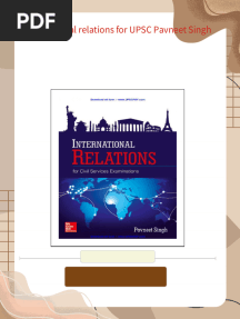 International relations for UPSC Pavneet Singh - The latest ebook version is now available for instant access