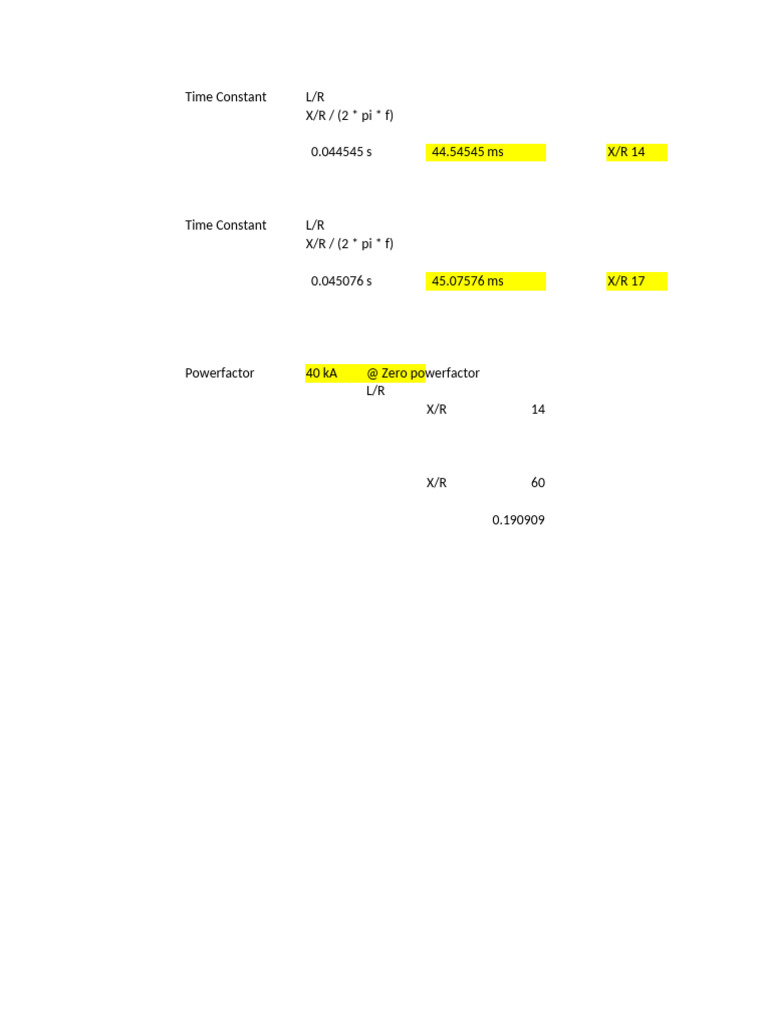 Transformer Impedance and Power Factor Analysis | PDF | Electrical ...