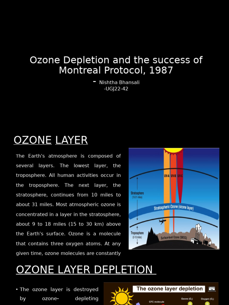 Montreal Protocol: Ozone Layer Success | PDF | Chlorofluorocarbon ...