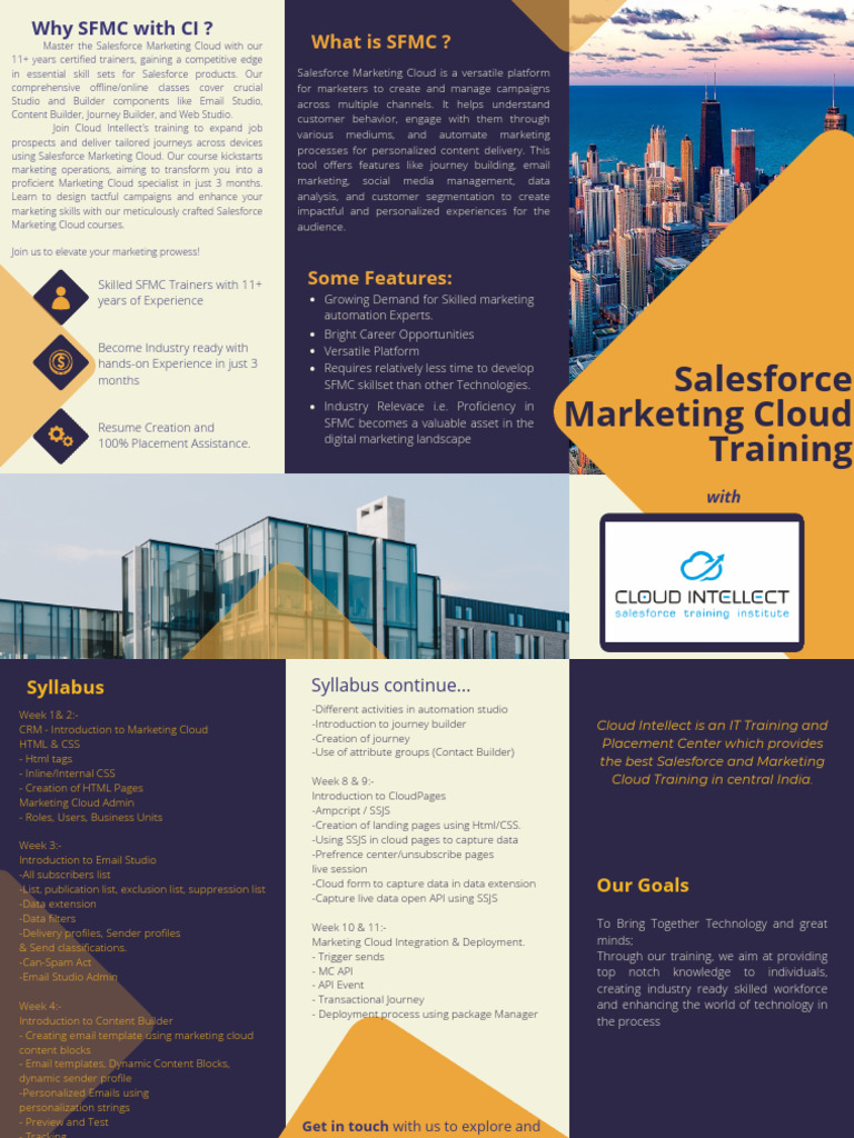 Salesforce Marketing Cloud Training Overview | PDF | Html | Marketing