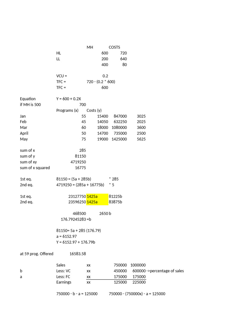 Prob Set Part 2 of 2 | PDF | Business Economics | Management Accounting