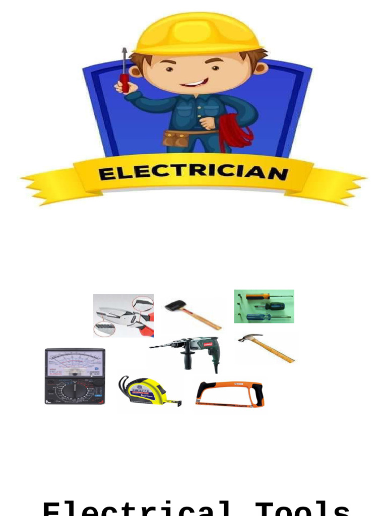Essential Electrical Tools Guide | PDF | Screw | Wire