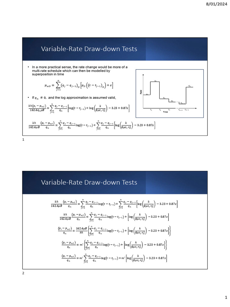 Variable-Rate Draw-down Analysis | PDF | Applied Mathematics