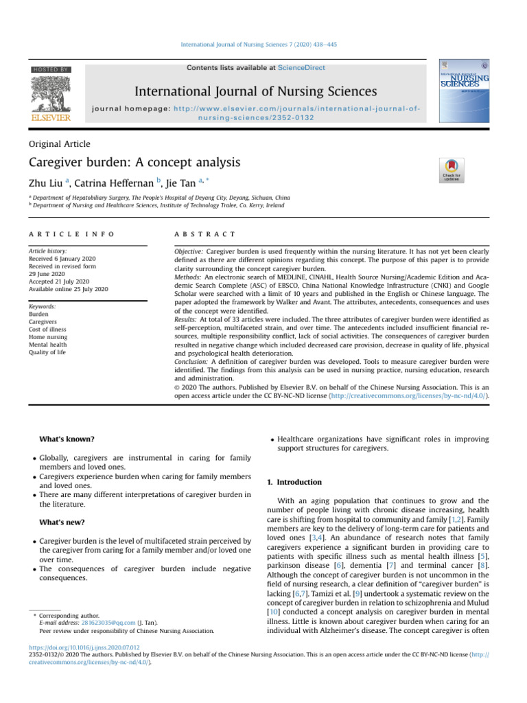 Understanding Caregiver Burden Analysis | PDF | Caregiver | Mental Health