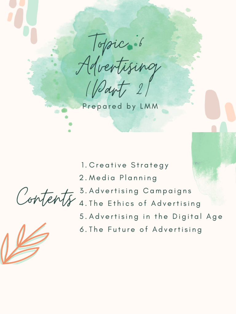 Advertising Strategies and Ethics Guide | PDF | Advertising | Brand