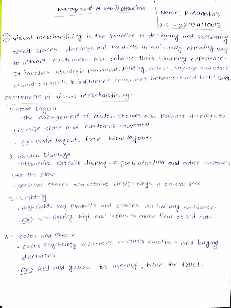 Retail Operations 22924110013 | PDF | Marketing