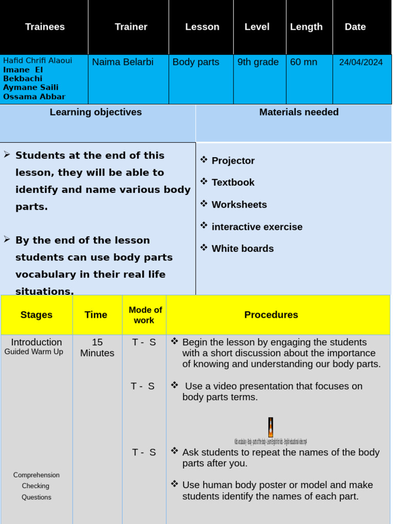 Pedagogical Scenario of A Digital Resource | PDF | Cognitive Science ...