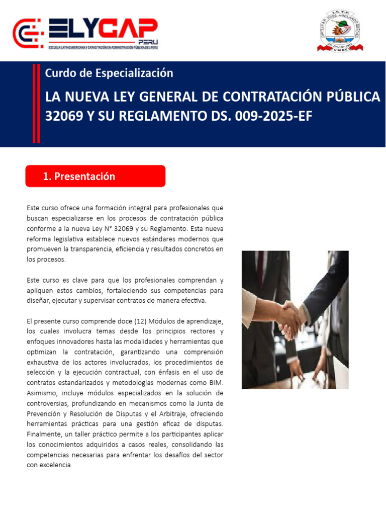 Brochure - Ley 32069 y Su Reglamento | PDF | Logística