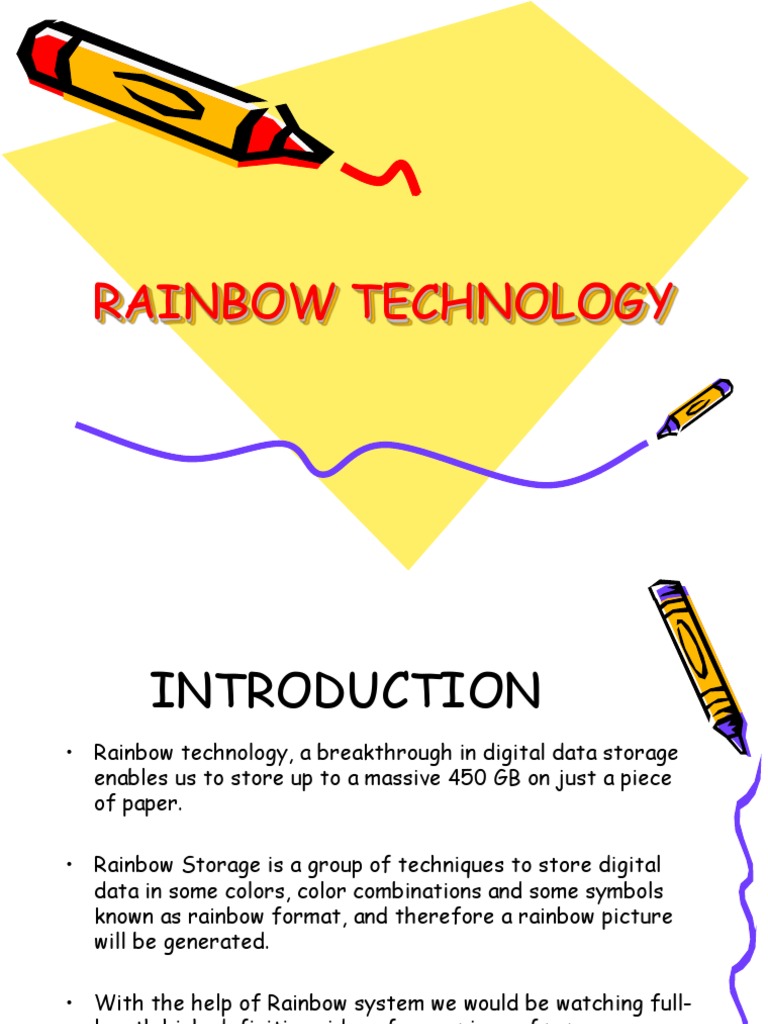 Rainbow Technology | PDF | Information Storage | Computer Hardware