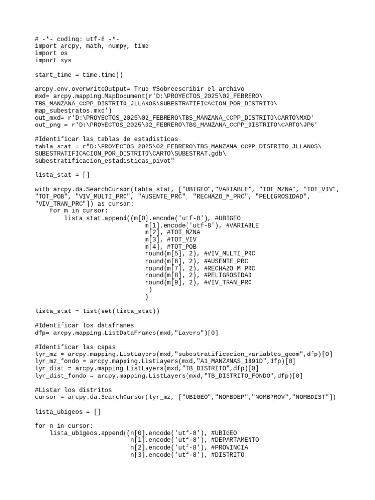 Script para mapas usando arcpy pdf nota o codifica es