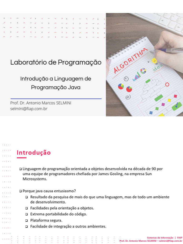 03-Introdução A Linguagem de Programação Java | PDF | Java (linguagem ...