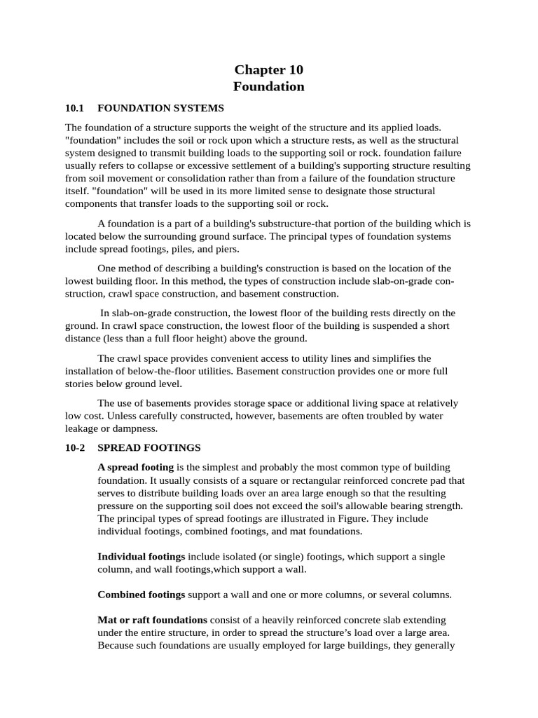 Chapter 10 | PDF | Deep Foundation | Foundation (Engineering)