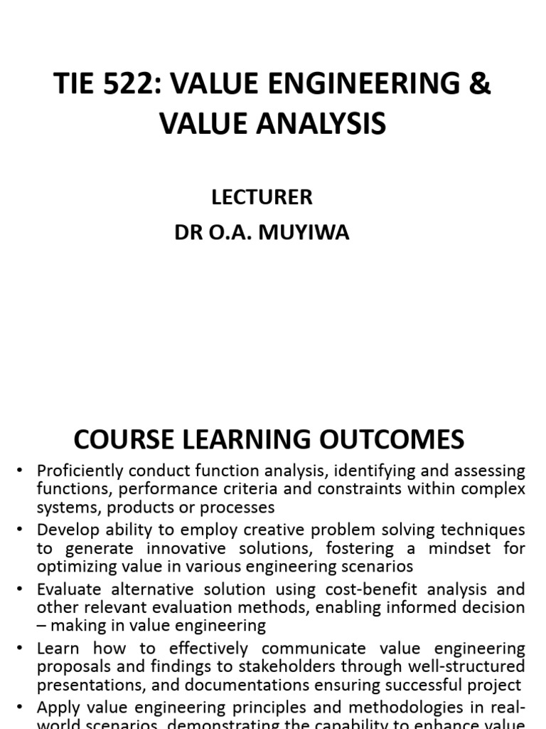Tie 522 - Modules | PDF | Engineering | Evaluation