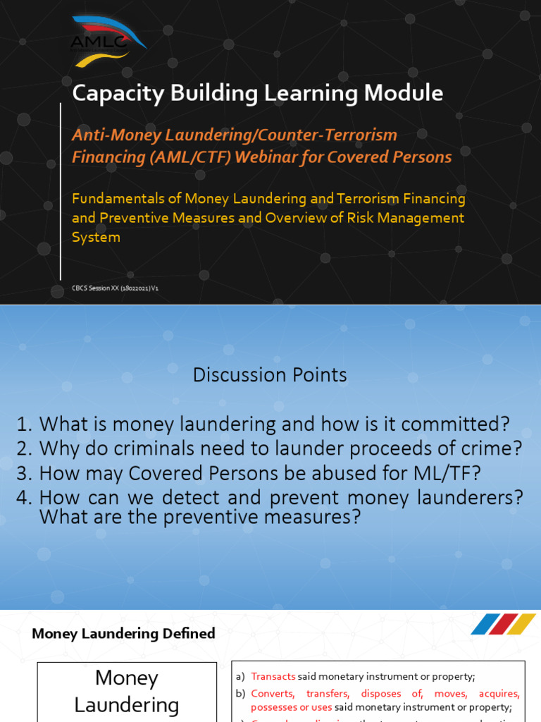 AML and CTF Fundamentals | PDF