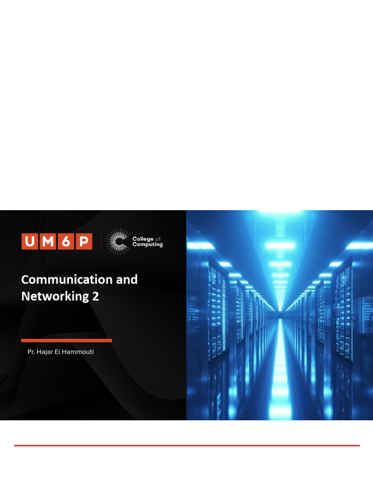 CommunicationAndNetworking2 Chapter1 Part1 | PDF | Computer Network ...