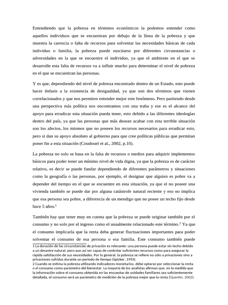 Pobreza y Desigualdad en Ecuador | PDF | Pobreza | Pobreza e indigencia