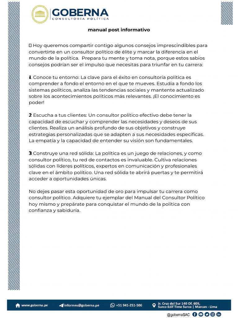 POST INFORMATIVOS | PDF | Comunicación | Las emociones