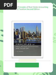 (eBook PDF) Principles of Real Estate Accounting and Taxation Second Edition - Get the ebook in PDF format for a complete experience