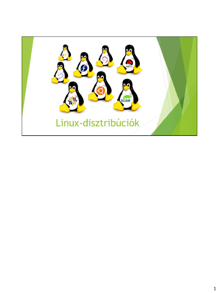 Linux03 - Linux-Disztribúciók | PDF