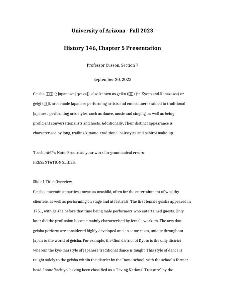 History 146 Chapter 5 Presentation | PDF | Japan | Japanese Words And ...