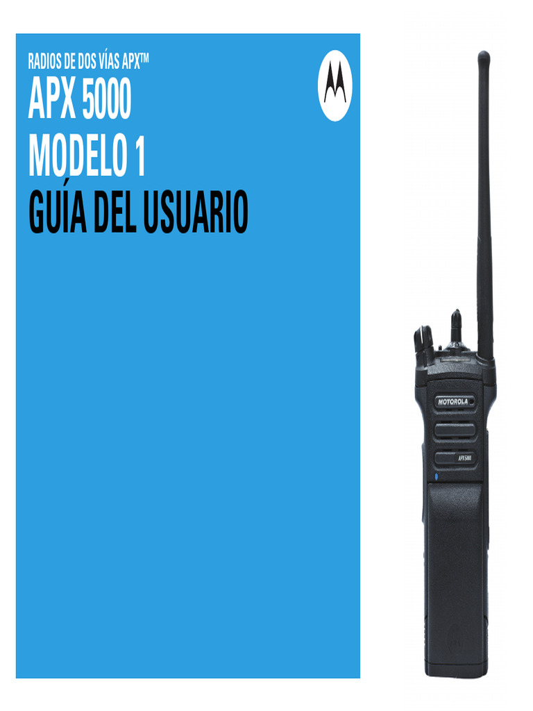 Apx5000 Model1 User Guide SP 68009461001 | PDF | Radio | Bluetooth