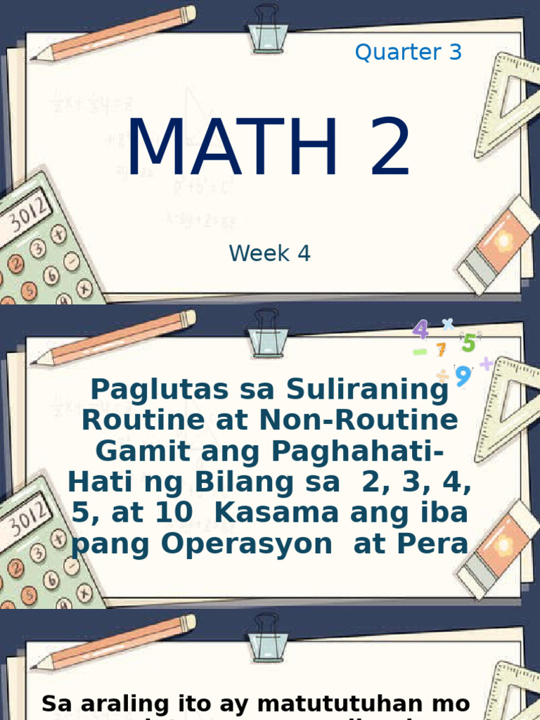 Math 2 Q3 Week 4 | PDF