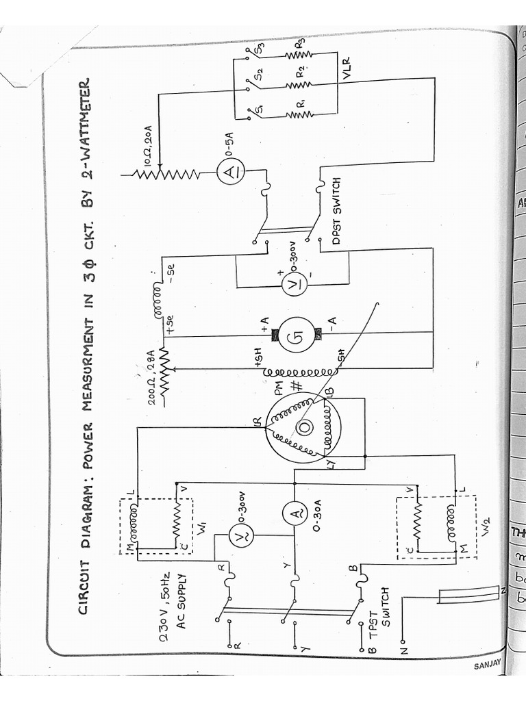 LAB-Two Wattmeter Method | PDF