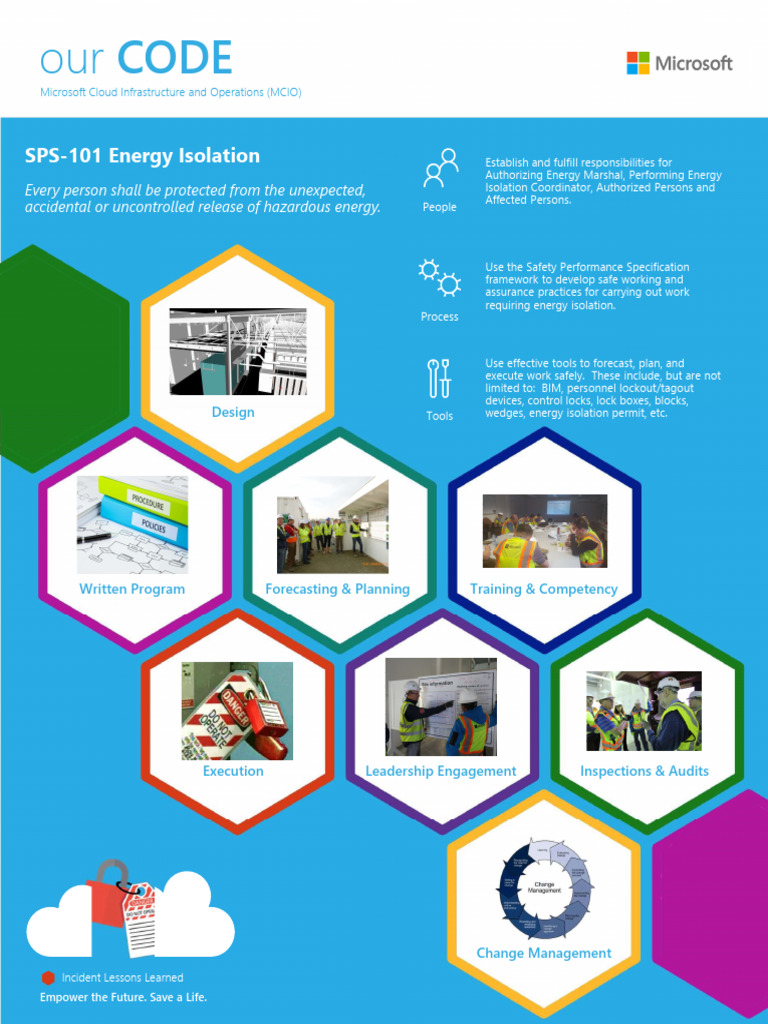 SPS-101 Energy Isolation Guidelines | PDF | Occupational Safety And ...