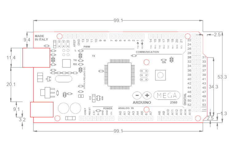 Arduino Mega 2560 R3-Modelo | PDF