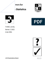 Business Statistics L3 2002 Series 2