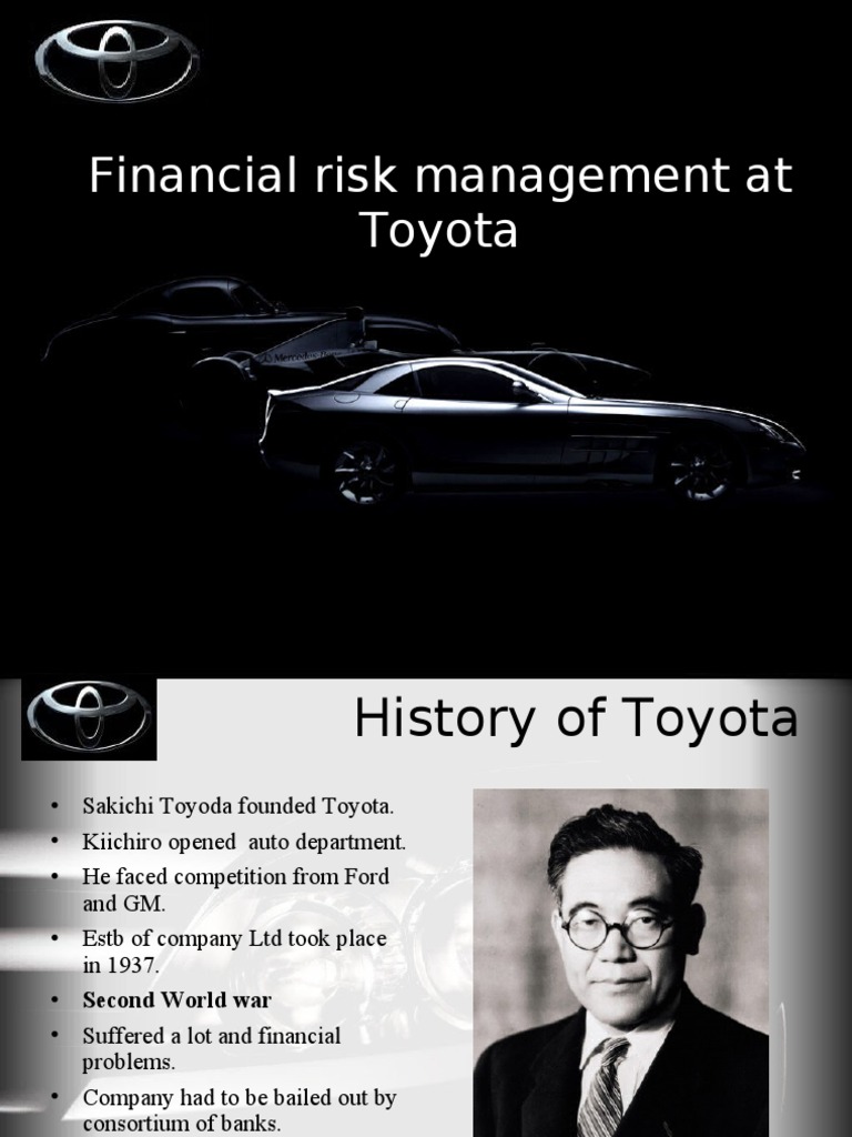 Toyota Risk Management Overview | PDF | Derivative (Finance) | Swap ...