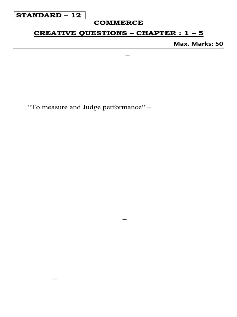 Commerce Management Exam Questions | PDF | Market (Economics) | Money