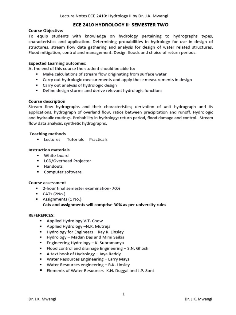 1.hydrograph Analysis 2021 | PDF | Drainage Basin | Surface Runoff