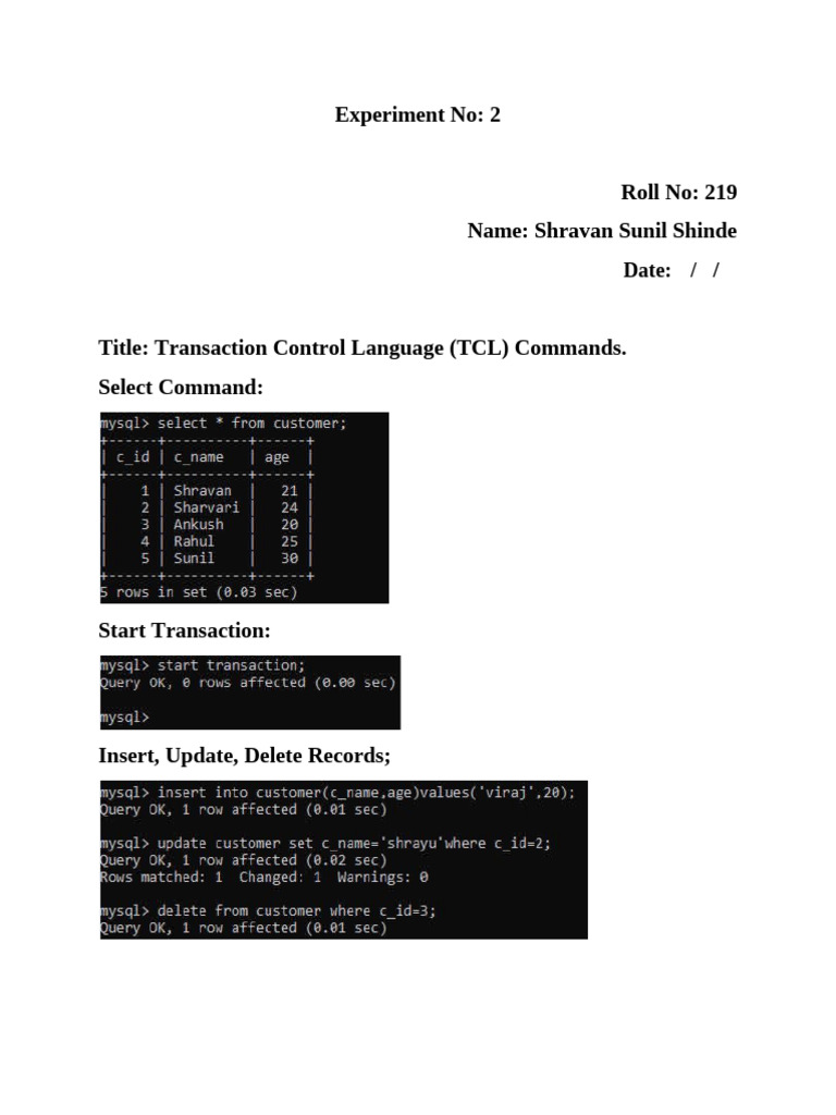 Dbms 2 | PDF