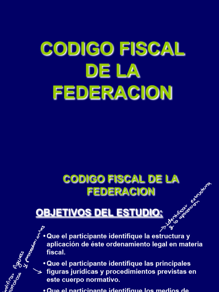 Estructura y Aplicación del Código Fiscal | PDF | Contabilidad | Regulación
