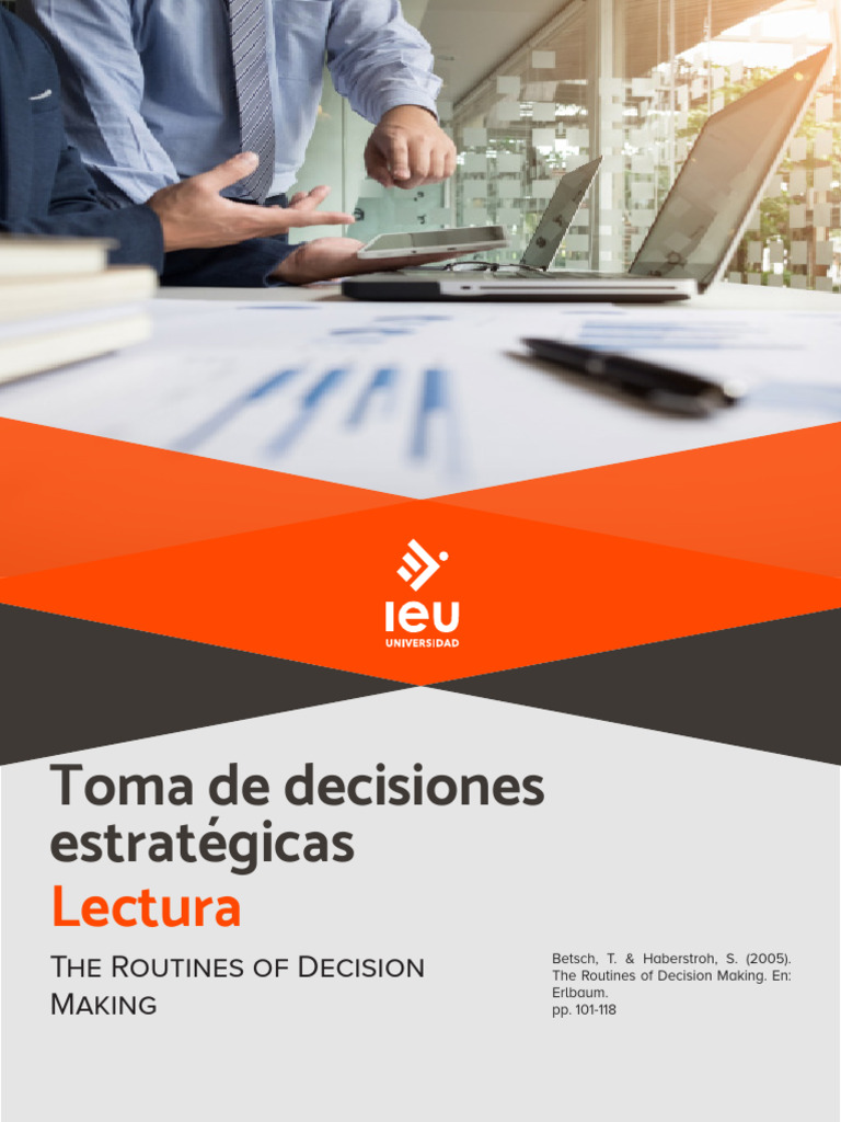 Estrategias en la Toma de Decisiones | PDF
