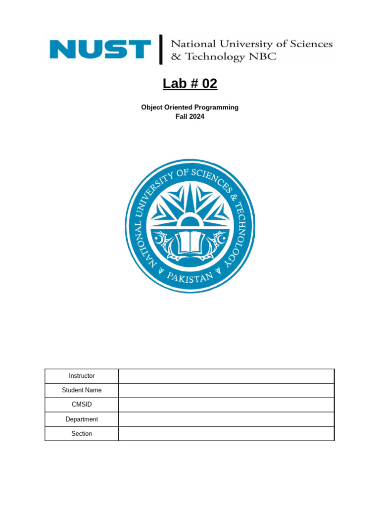 OOPS LAB 2 (1) | PDF | Namespace | Filename