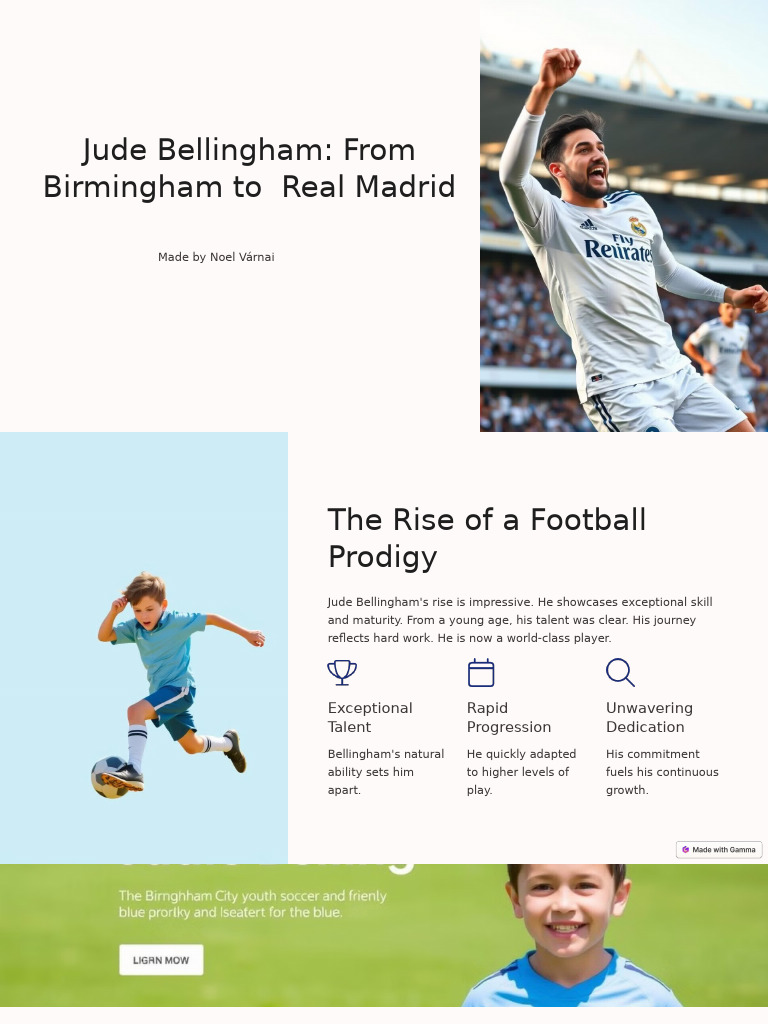 Jude Bellingham: Football Prodigy Journey | PDF | Association Football