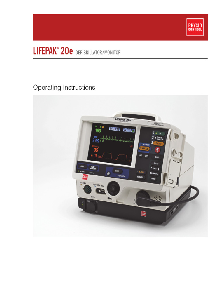 Defibrillator/monitor LIFEPAK 20e - Stryker