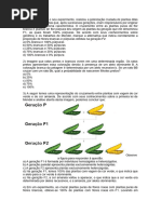 Exercícios sobre a Primeira Lei de Mendel | PDF | Dominância (genética ...