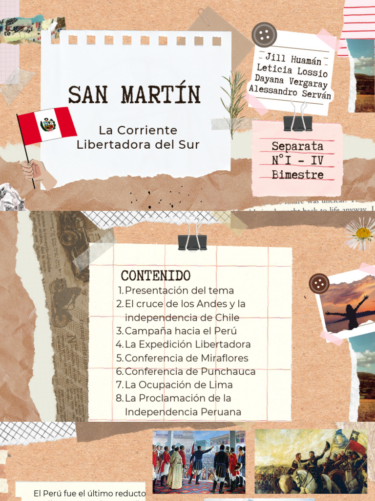 San Martín y la Independencia del Perú | PDF | América del Sur ...