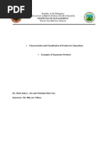 Download Characteristics and Classification of Foodservice Operations  and Examples of Ergonomic Products  Characteristics and Classification of Foodservice Operations  and Examples of Ergonomic Products   by Mark John SN83618997 doc pdf